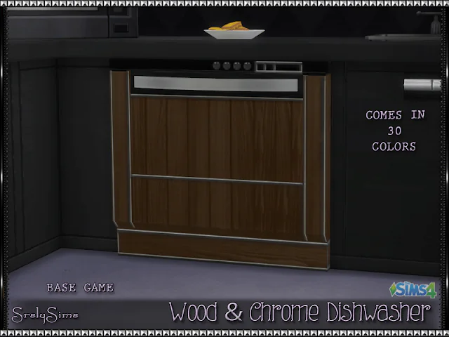 Recolors: Wood & Chrome Dish Washer