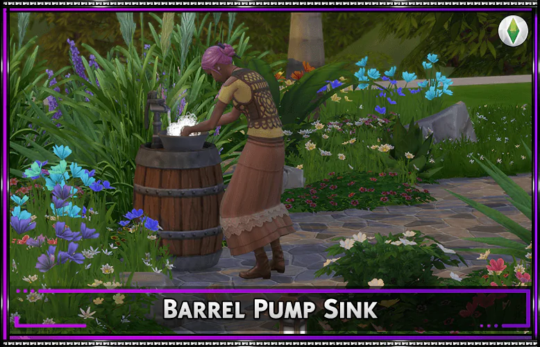 Barrel Pump Sink