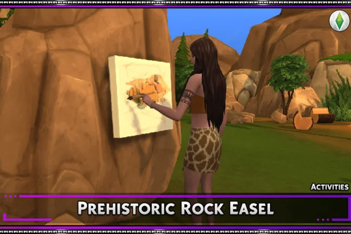 Prehistoric Rock Easel