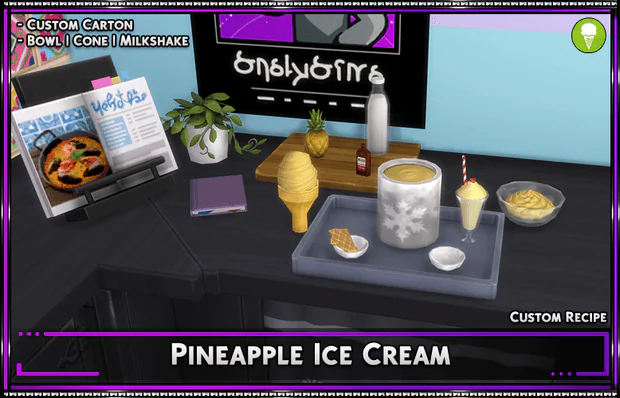 Custom Recipe: Pineapple Ice Cream