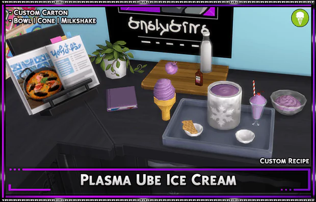 Custom Recipe: Plasma Ube Ice Cream