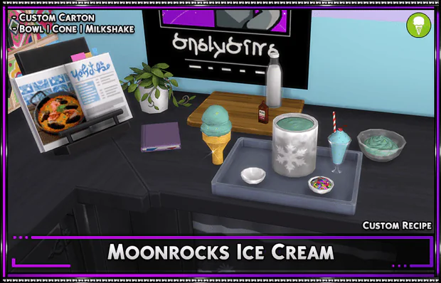 Custom Recipe: Moonrocks Ice Cream
