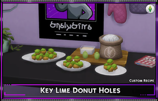 Custom Recipe: Key Lime Donut Holes