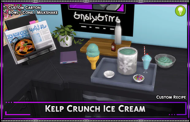 Custom Recipe: Kelp Crunch Ice Cream