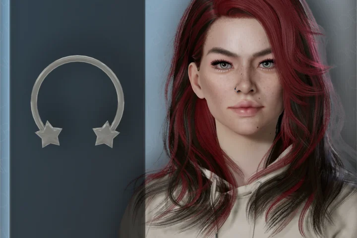 Star Nose Piercing