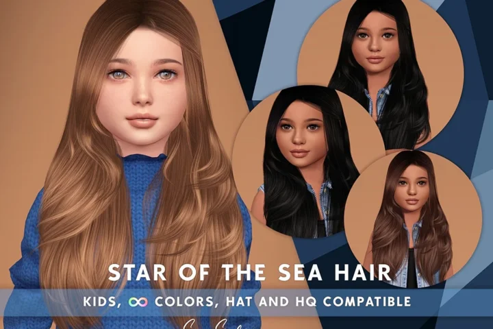 SONYASIMS - STAR OF THE SEA HAIR KIDS