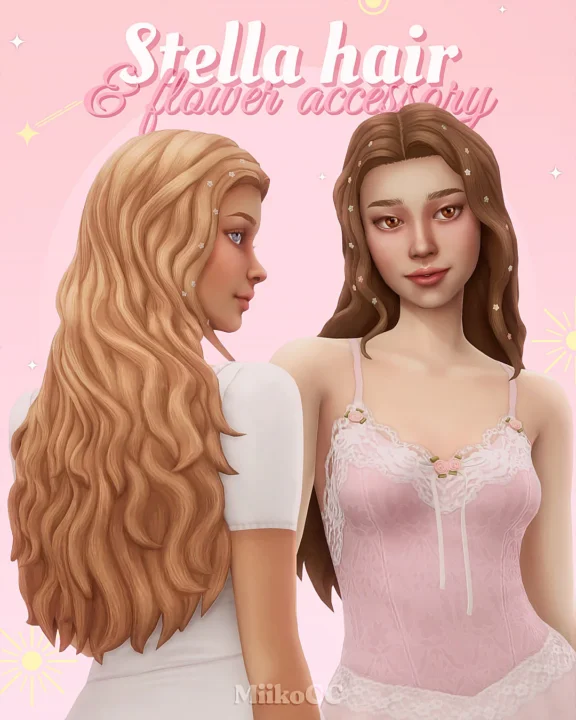 Stella hair & flower accessory