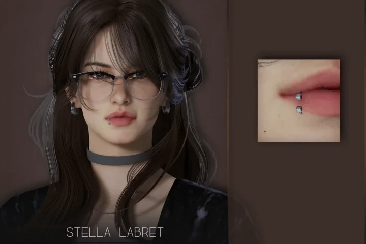 Stella Labret Piercing