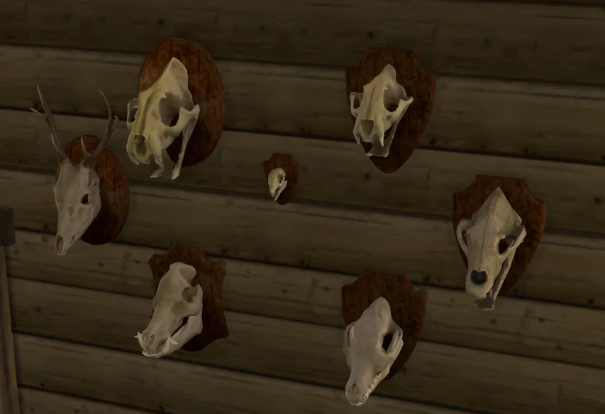 CK3 Wall Stereo Skull Trophies