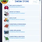SimSim Online Store
