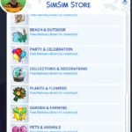 SimSim Online Store