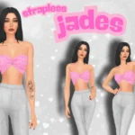 JADES STRAPLESS TOP