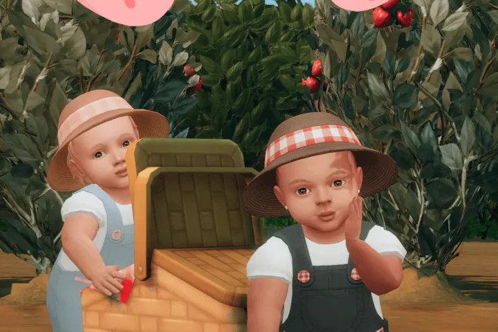 STRAWBERRY FIELDS - infant set