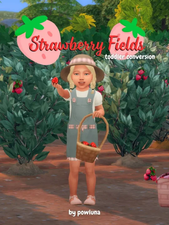 STRAWBERRY FIELDS - toddler set