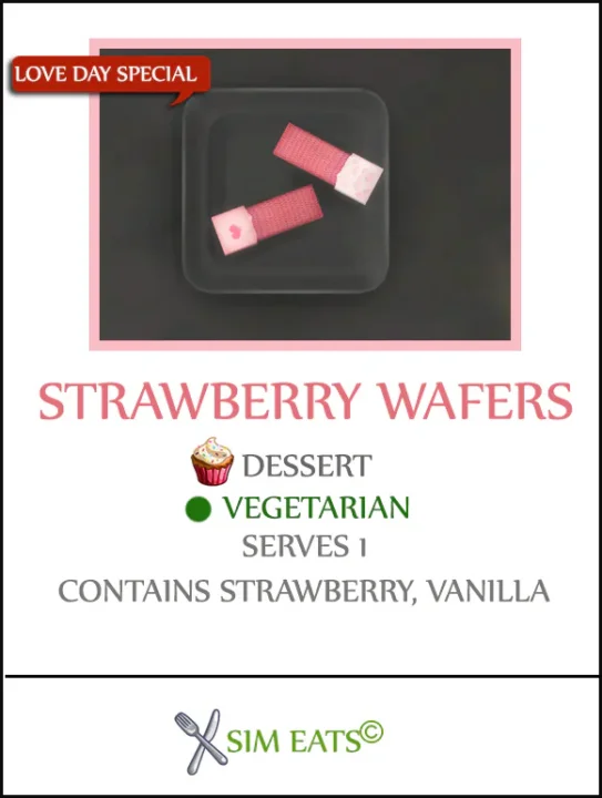 Strawberry Wafers