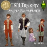 TSM Tredony Jacket Striped Pants