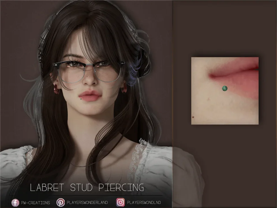 Labret Stud Piercing