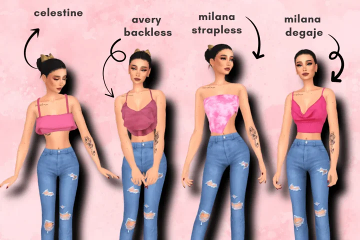 SUMMER TOP SET / 4 ITEMS