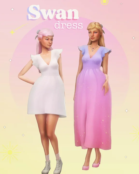 Swan dress