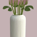 Antigue Roses in vase - set