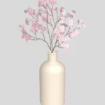 Flowers cherry blossom in vase
