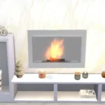 Mona electric fireplace