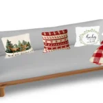 Xmas sofa with cushions