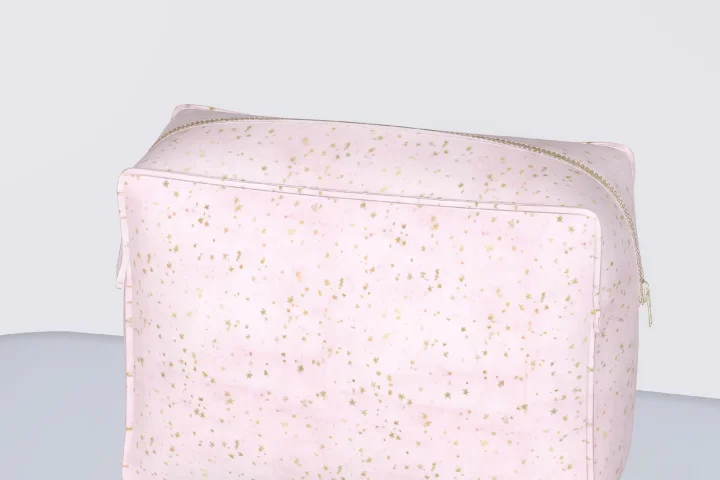 Pink makeup cosmetic bags - set