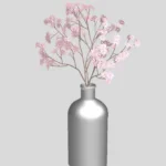 Flowers cherry blossom in vase