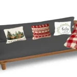 Xmas sofa with cushions