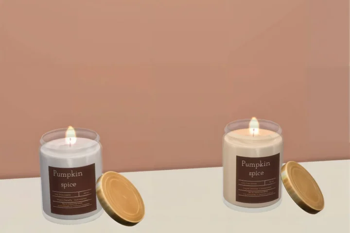 Apple cinnamon fall candle