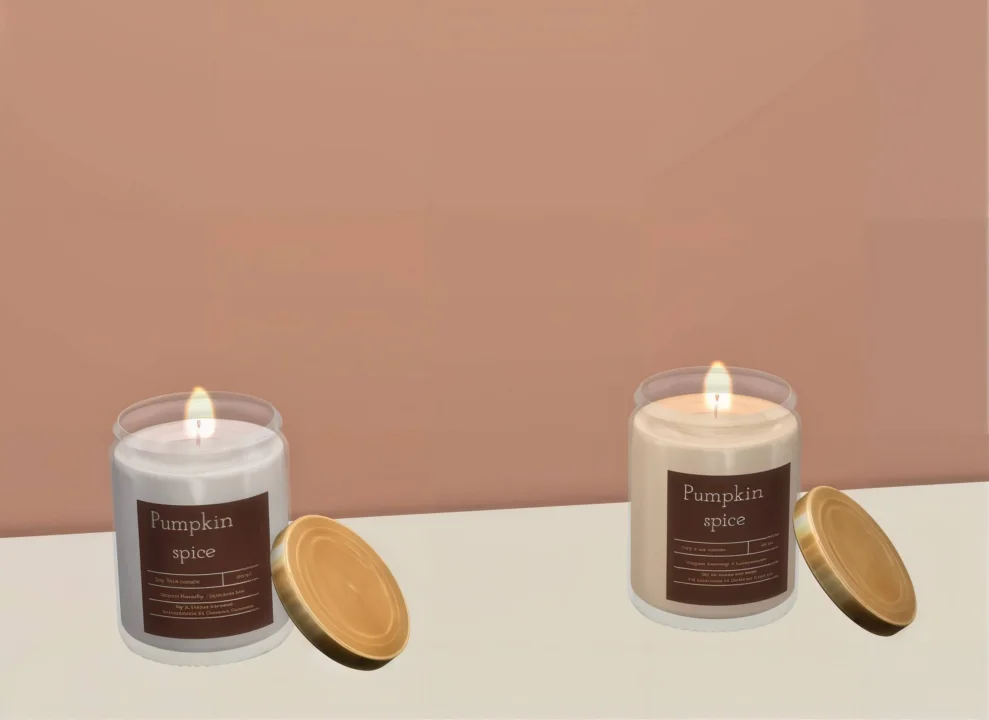 Apple cinnamon fall candle