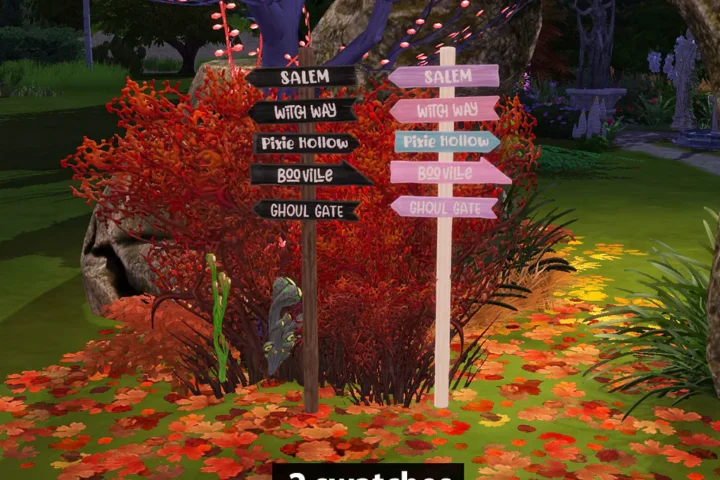 Halloween Kawaii Arrow Sign