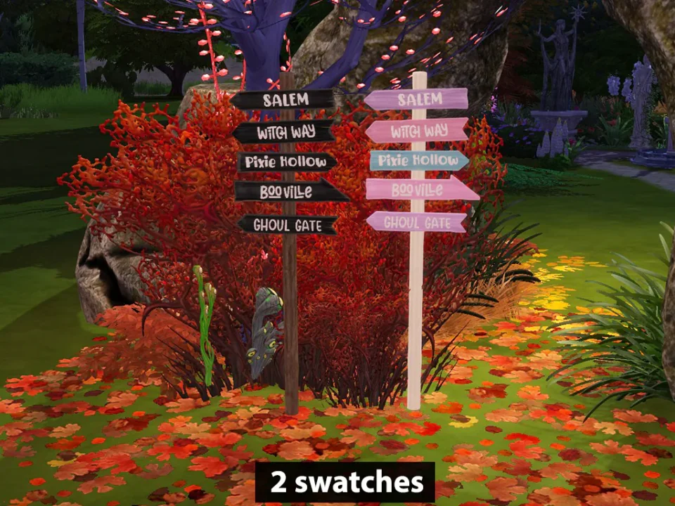Halloween Kawaii Arrow Sign