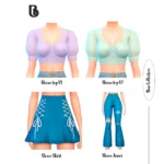 Sleeve Blouse - Version 1