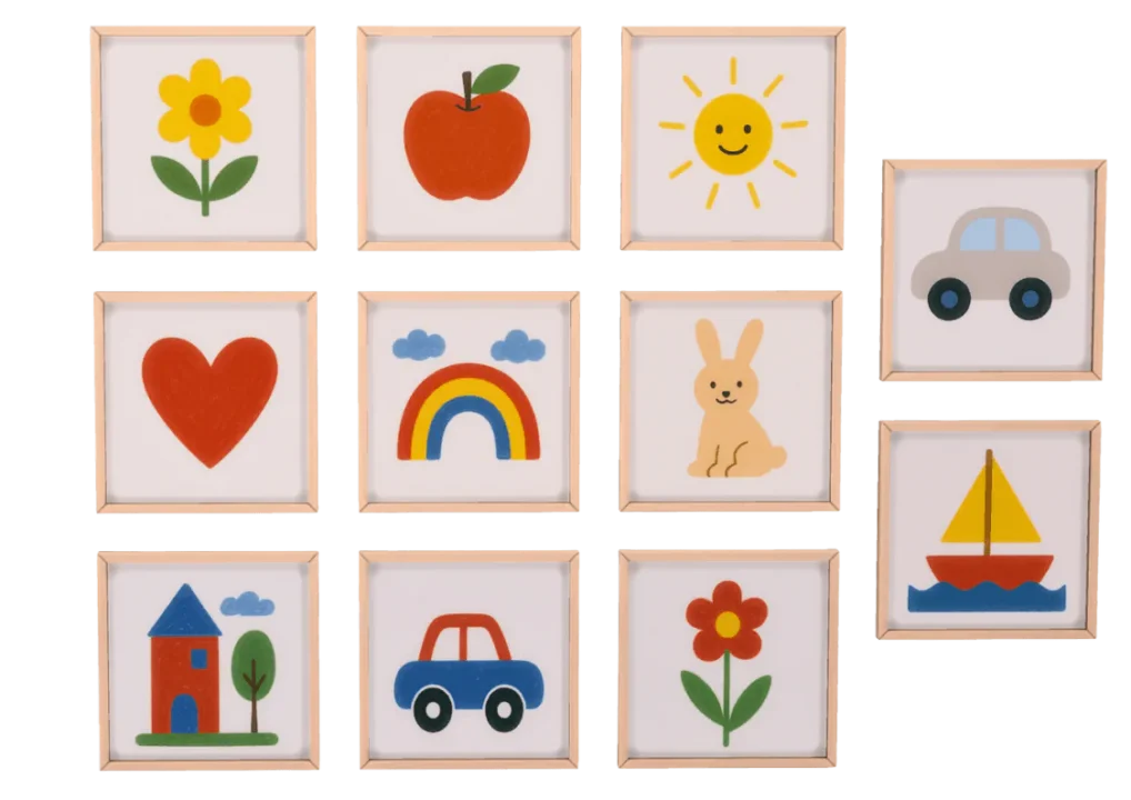 Clean Scandinavian Kids Art