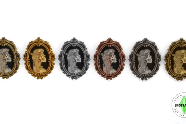 Victorian Skull Frame