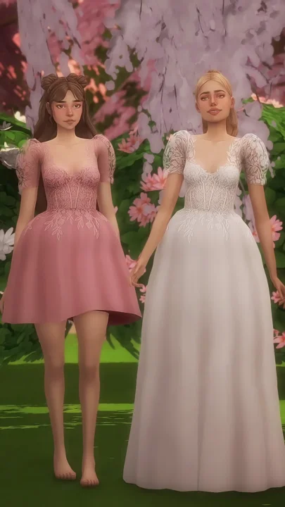 Sweetheart dress set