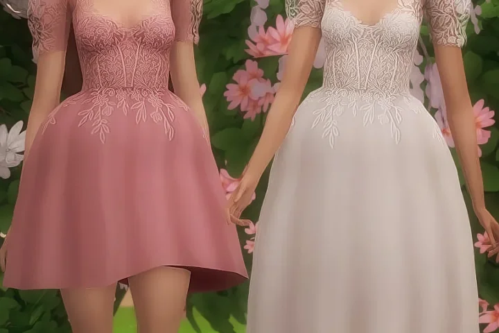 Sweetheart dress set