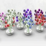 Sweet pea flowers