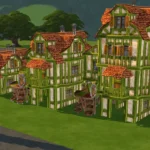 Medieval Old Town Hood Deco Houses - Tanner Set
