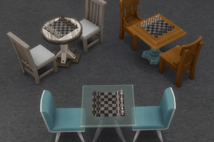 Table-Less Chess Set