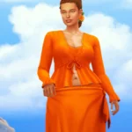 Summer in Tartosa II - Summer Blouses with skirt Set