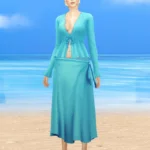 Summer in Tartosa II - Summer Blouses with skirt Set