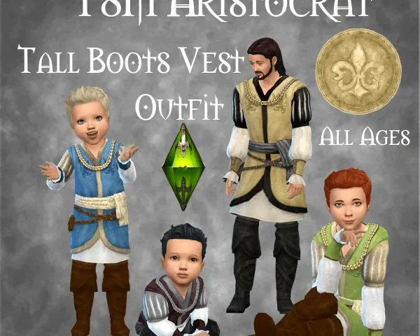 TSM Aristocrat Tall Boots Vest for All Ages