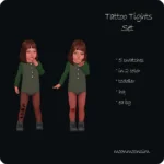 Tattoo Tights Set Toddler