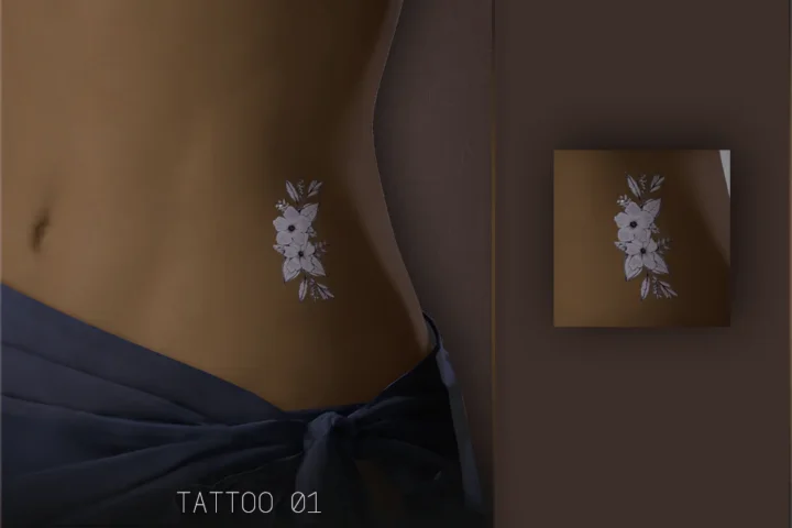 Floral Tattoo N1