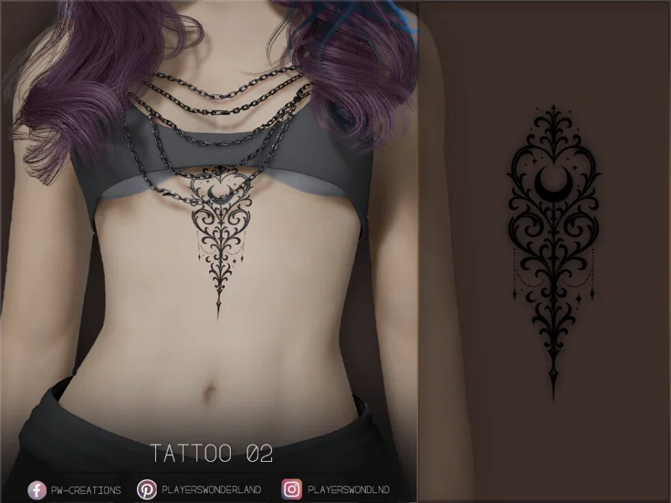 Floral Tattoo N2