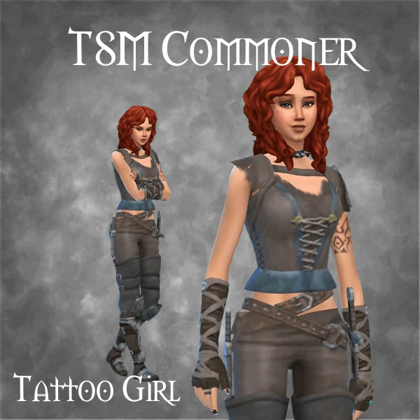 TSM Commoner Tattoo Girl