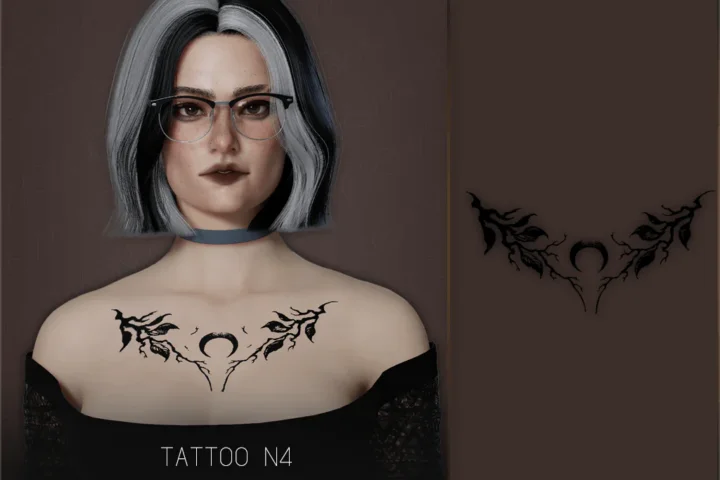 Floral Tattoo N4